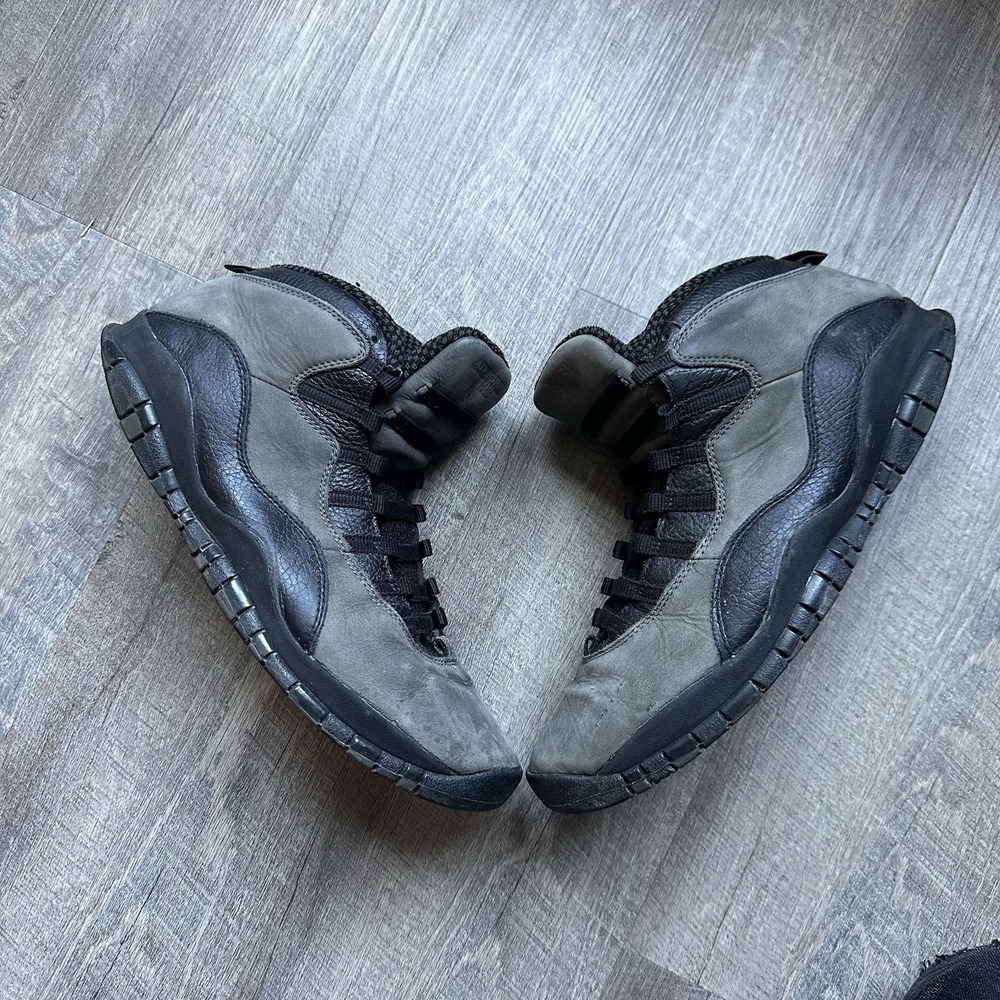 Size 13 - Air Jordan 10 Retro 2017 Shadow‎ Black Basketball Shoes 310805-002